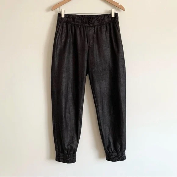 CLUB MONACO Perforated Faux Leather Pants - Picture 2 of 4